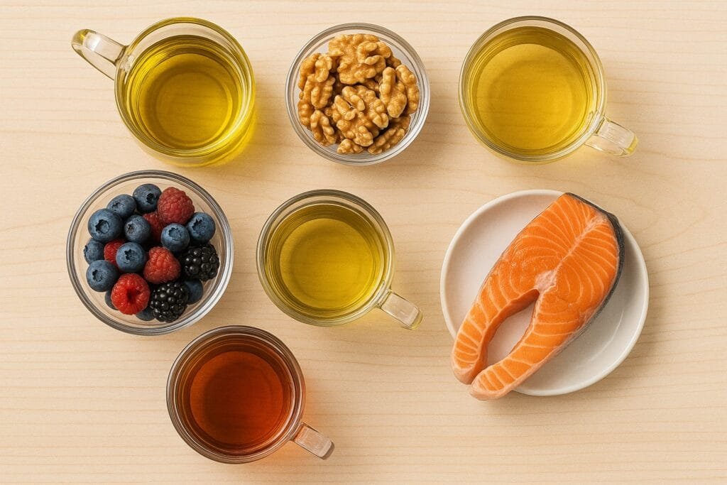 Image 4 Brain-healthy foods paired with various teas