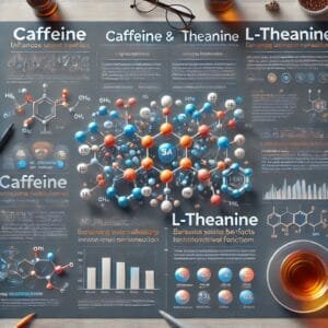 Image2 Infographic illustrating the synergy between caffeine and L-theanine.